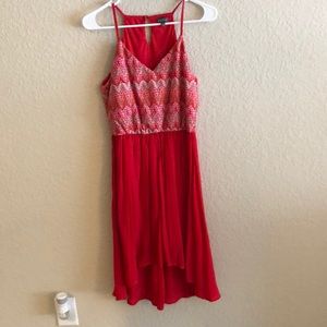 Red sundress